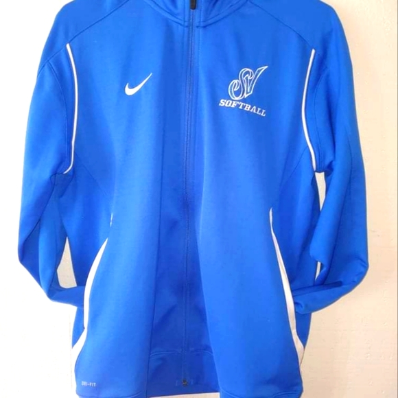 Nike softball SV logo DRI-FIT unisex softball full zip training jacket - Picture 1 of 8